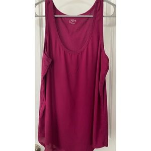 Loft mixed media tank - size L